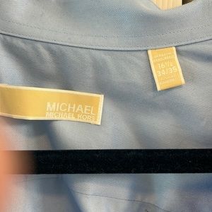 gently used Michael Kors long sleeve dress shirt size 16 1/2 34/35